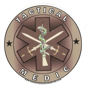 Tactical Medic Swords - Vinyl Sticker at Sticker Shoppe