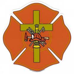 Religious Firefighter Stickers, Decals & Bumper Stickers