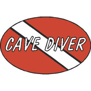 Cave Diver - Decal At Sticker Shoppe