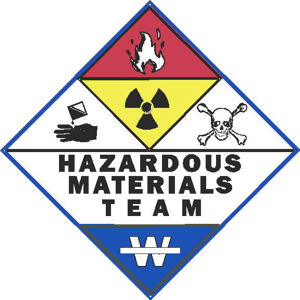 Haz-Mat Team - Decal at Sticker Shoppe