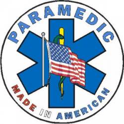 Paramedic Made In America - Decal