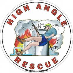 High Angle Rescue Explosion - Decal