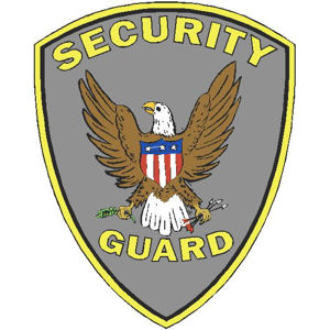 security guard badge vector