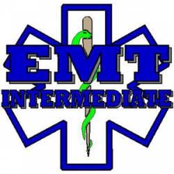 EMT-I Intermediate Star Of Life - Decal