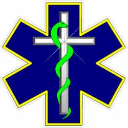 Christian Star of Life - Decal