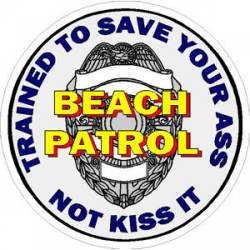 Beach Police Patrol - Decal