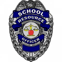 School Resource Officer Badge - Decal