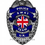 UK Police SWAT Team Badge - Sticker