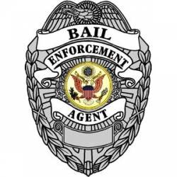 Bail Enforcement Agent Badge - Vinyl Sticker