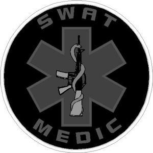 SWAT Medic Star Of Life - Decal at Sticker Shoppe