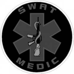 SWAT Medic Star Of Life - Decal
