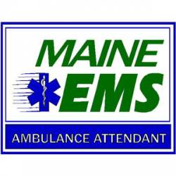 Maine EMS Ambulance Attendant - Sticker