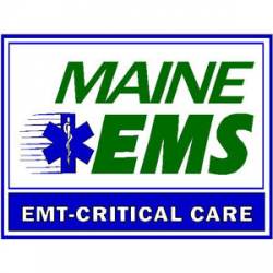 Maine EMS EMT-Critical Care - Sticker
