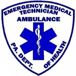 Pennsylvania PA EMT Ambulance - Sticker
