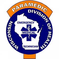 Wisconsin Paramedic - Orange Sticker