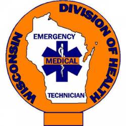 Wisconsin EMT Division Of Health - Sticker