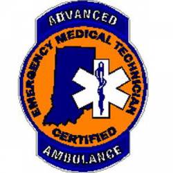 Indiana EMT Advanced Ambulance - Sticker