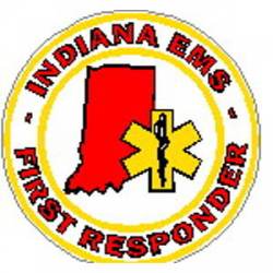 Indiana EMS First Responder - Sticker