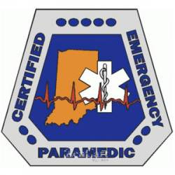 Indiana Certified Emergency Paramedic - Sticker