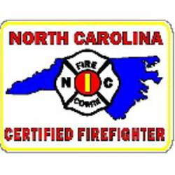 North Carolina Firefighter 1 - Sticker