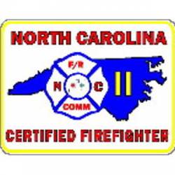 North Carolina Certified Firefighter 2 - Sticker