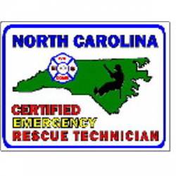North Carolina Certified Emergency Rescue Technician - Sticker