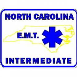 North Carolina EMT-Intermediate - Sticker