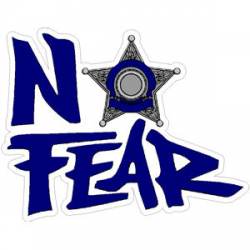 5 Point Star No Fear Deputy Sheriff - Decal