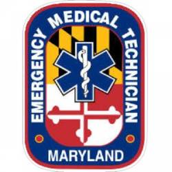 Maryland Emergency Medical Technician EMT - Vinyl Sticker