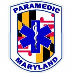 Maryland Paramedic - Vinyl Sticker
