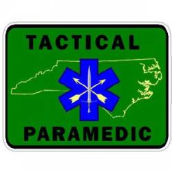 North Carolina Tactical Paramedic - Sticker