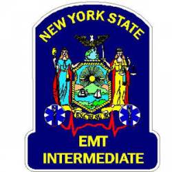 New York State EMT Intermediate - Sticker