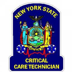 New York State Critical Care Technician - Sticker