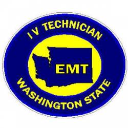 IV Technician Washington State - Sticker