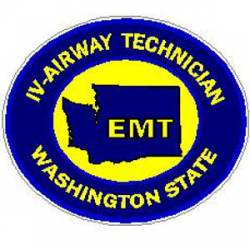 IV Airway Technician Washington State - Sticker