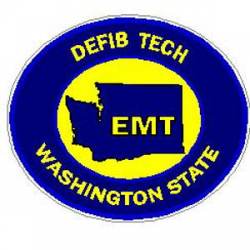 Defib Technician Washington State - Sticker