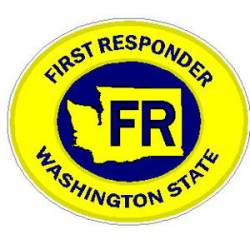 First Responder Washington State - Sticker