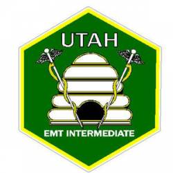 Utah EMT-Intermediate - Sticker