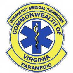 Virginia Paramedic - Sticker