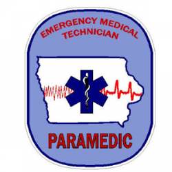 Iowa Paramedic Emergency Medical Technician - Sticker