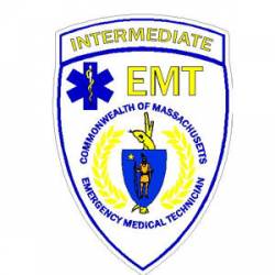 Massachusetts EMT Intermediate - Sticker
