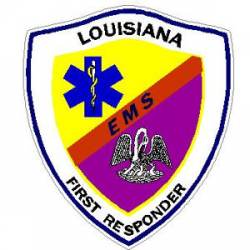 Louisiana First Responder - Sticker