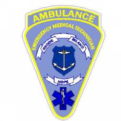 Rhode Island EMT Ambulance - Sticker