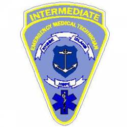 Rhode Island EMT Intermediate - Sticker