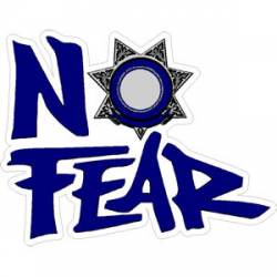 7 Point Star Deputy Sheriff No Fear - Decal