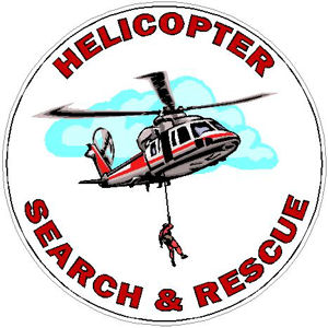 Helicopter Search & Rescue - Decal at Sticker Shoppe