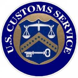 United States Customs Service - Decal