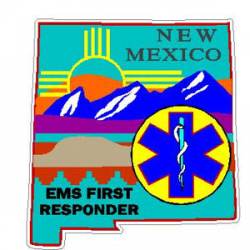 New Mexico EMS First Responder - Sticker