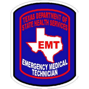 Texas EMT Emergency Medical Technician - Vinyl Sticker at Sticker Shoppe