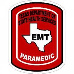 Texas Paramedic - Vinyl Sticker